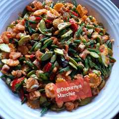 รูปของ Tumis petai udang mix