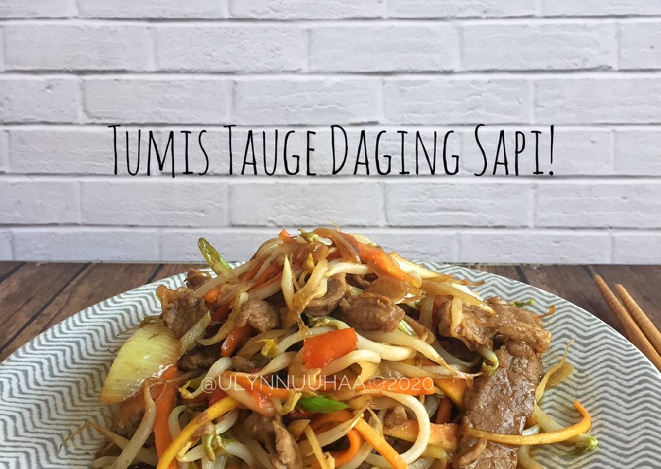 Tumis Tauge Daging Sapi!