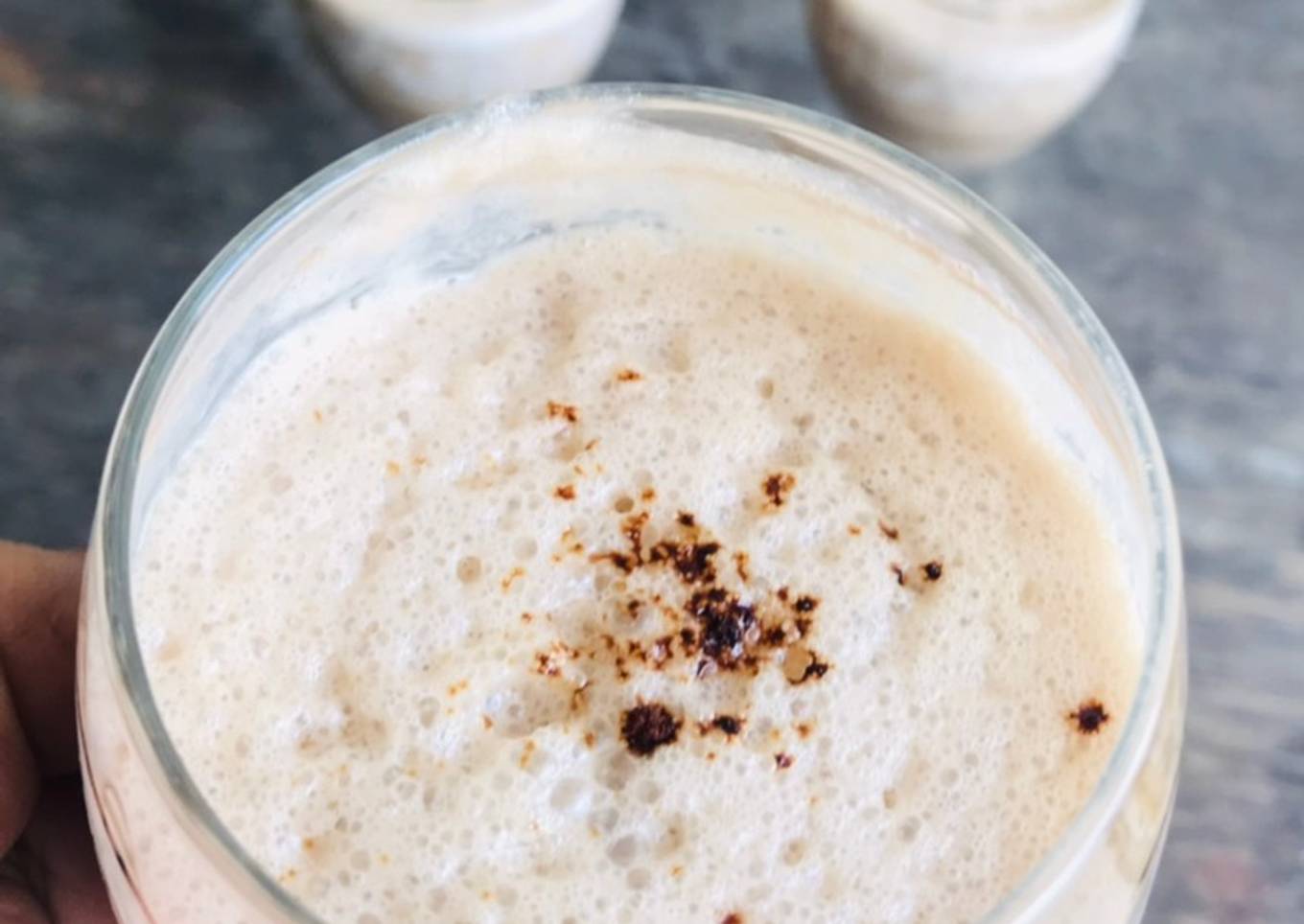 Banana coffee shake