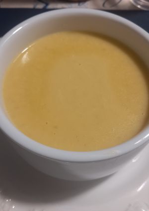 Una foto de 302. Crema de puerro y judías verdes