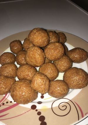 صورة لوصفة حلى الشعيريه الباكستانيه بالنستله