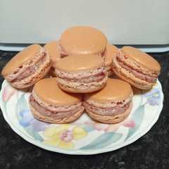 A picture of Macarons franceses.