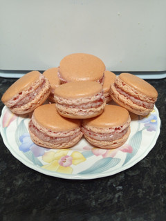 Una foto de Macarons franceses