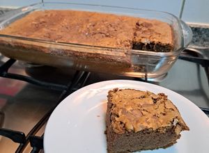 Una foto de Brownie tradicional