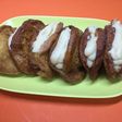 Torrijas rellenas de crema pastelera sabor a vainilla