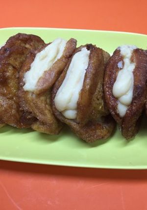 Foto principal de Torrijas rellenas de crema pastelera sabor a vainilla