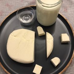 A picture of Homemade Paneer.