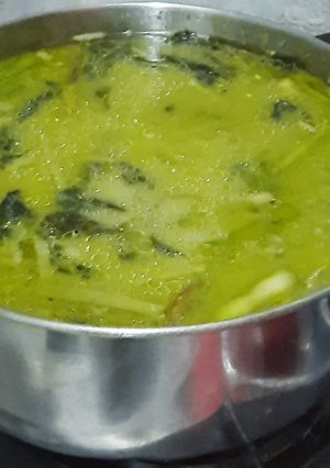 Foto resep Sayur bobor rebung & bayam