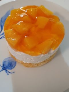 Barackos túrós mini torta recept fotója