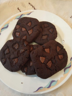 Φωτογραφία της συνταγής Cookies με διπλή σοκολάτα