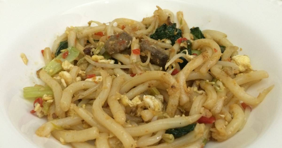 Resep Udon goreng daging sapi oleh Eka Mugi - Cookpad