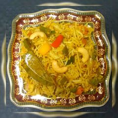 Fried Veg Biryani A picture of Fried Veg Biryani.