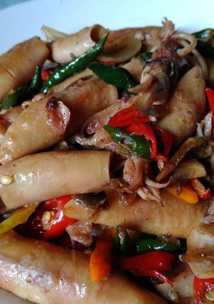 Foto resep Tumis cumi asin