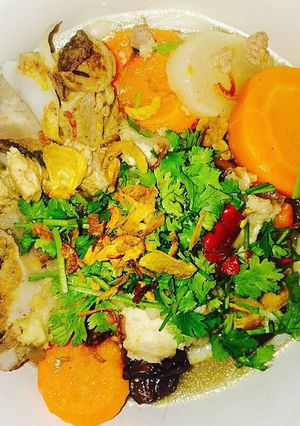 Hình của món Bún sườn heo.