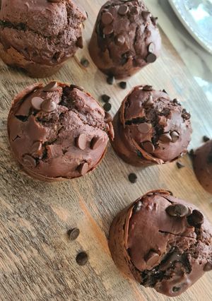 Une photo de Muffins tout chocolat 🍫