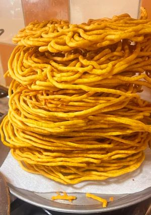 A picture of Masala tikha gathiya.