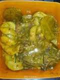 Usus sapi goreng