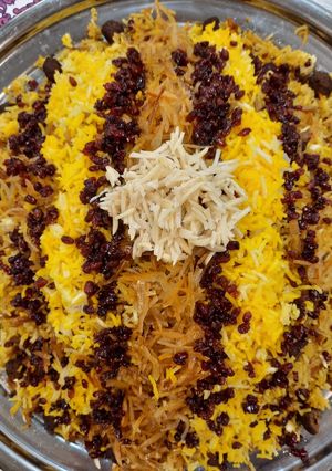 عکسی از دستور شیرین پلو ویژه شب یلدا