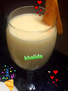 A picture of Mango shake.