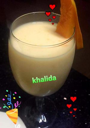 A picture of Mango shake.