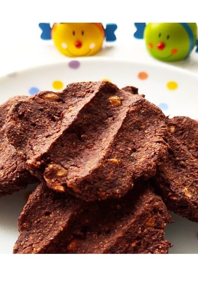 Una foto de Galletas Veganas de avellanas y cacao (sin azúcar)