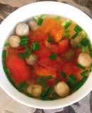 Canh nấm thịt bằm