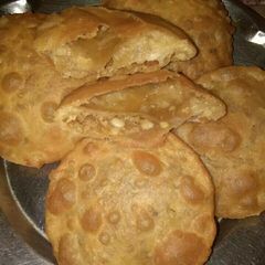 Urad daal kachori A picture of Urad daal kachori.