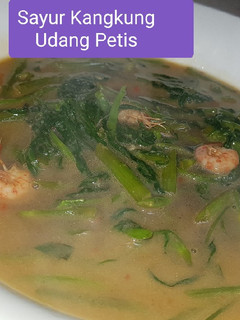 Foto resep Sayur Kangkung Udang Petis