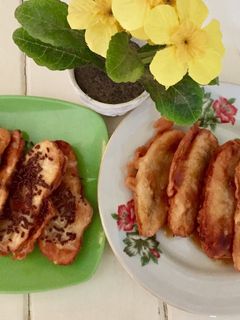 Foto resep Pisang goreng susu coklat