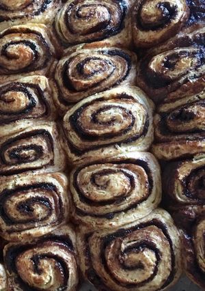 Kakaós vagy fahéjas csiga sütőporral recept fotója