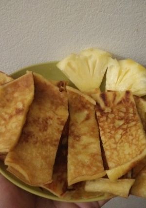 Hình của món Bánh bột mỳ đơn giản cho bữa sáng.