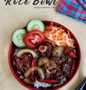 Langkah Mudah untuk Membuat Resep Rice Bowl (Buntut Sapi Bumbu Lada Hitam) yang Bikin Ngiler