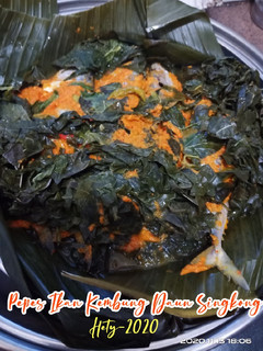 Foto resep Pepes Kembung Daun Singkong