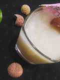 Refreshing litchi lemonade