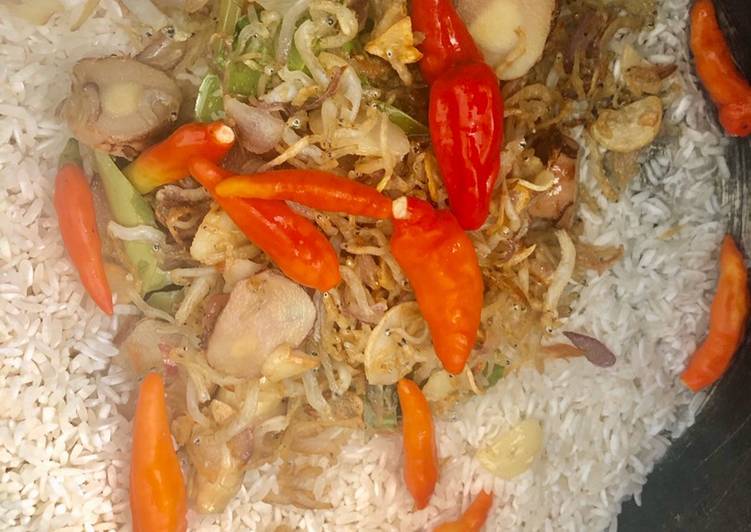 Nasi Liwet teri medan 💛