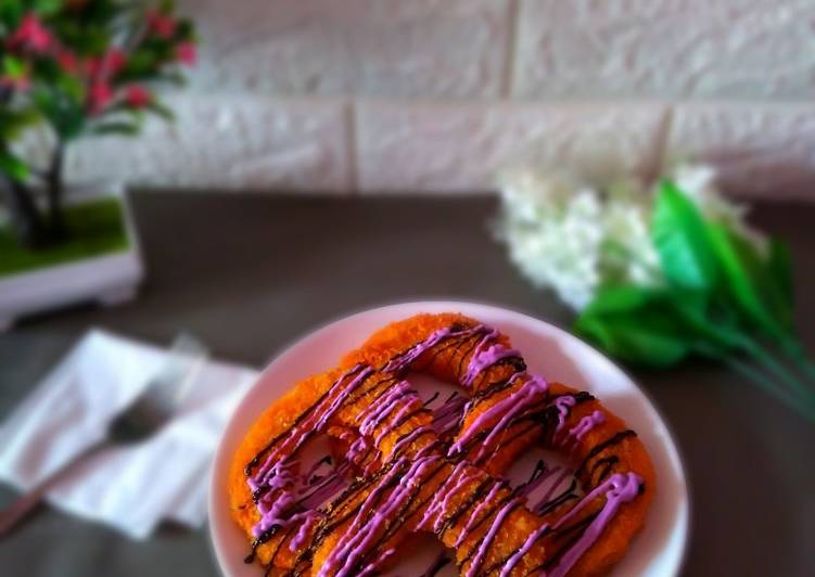 #Pepaya Goreng keriuk Toping Ganache😋