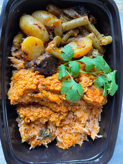 A picture of Jollof Rice - Spicy Nigerian Rice.