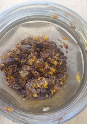 Una foto de Compota de fruta fermentada - qué hacer con las frutas del kéfir