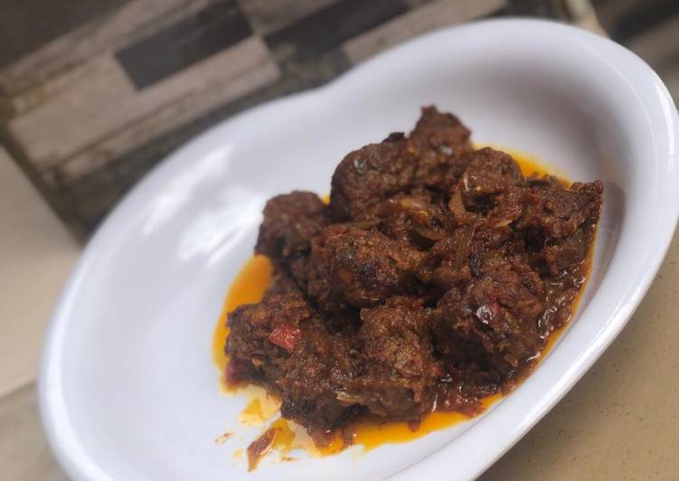 Simple Way to Prepare Appetizing Meat ball stew