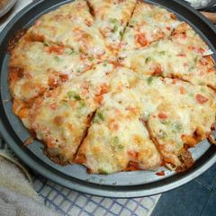 Chicken pizza #Baking Contest A picture of Chicken pizza #Baking Contest.