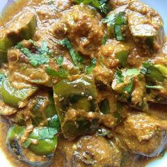 A picture of Brinjal masala.