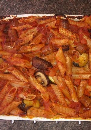 A picture of Sausage Pasta Bake - Gluten, Wheat & Dairy free.