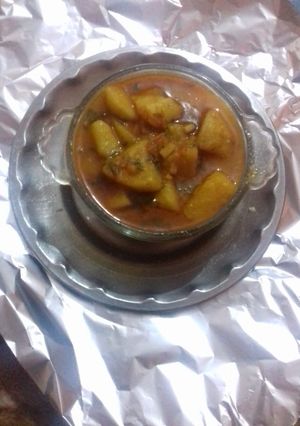 A picture of Jeera aloo.
