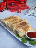 Roti Tawar Panggang Teflon isi Ragout