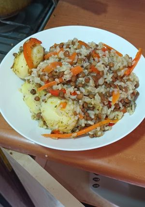 Una foto de Lentejas sin carne