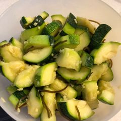 Zucchini 🥒 Instant Pickles A picture of Zucchini 🥒 Instant Pickles.
