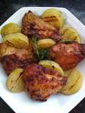 Sobrecoxa assada na Airfryer