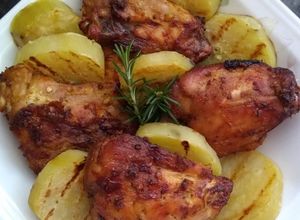 Foto de Sobrecoxa assada na Airfryer