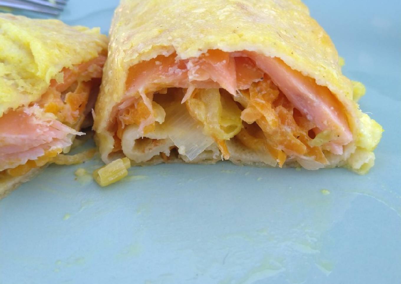 Crêpe saumon fumé