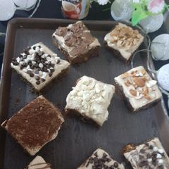 A picture of Coffee chocolate brownies.